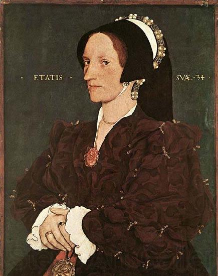 HOLBEIN, Hans the Younger Portrait of Margaret Wyatt, Lady Lee Germany oil painting art